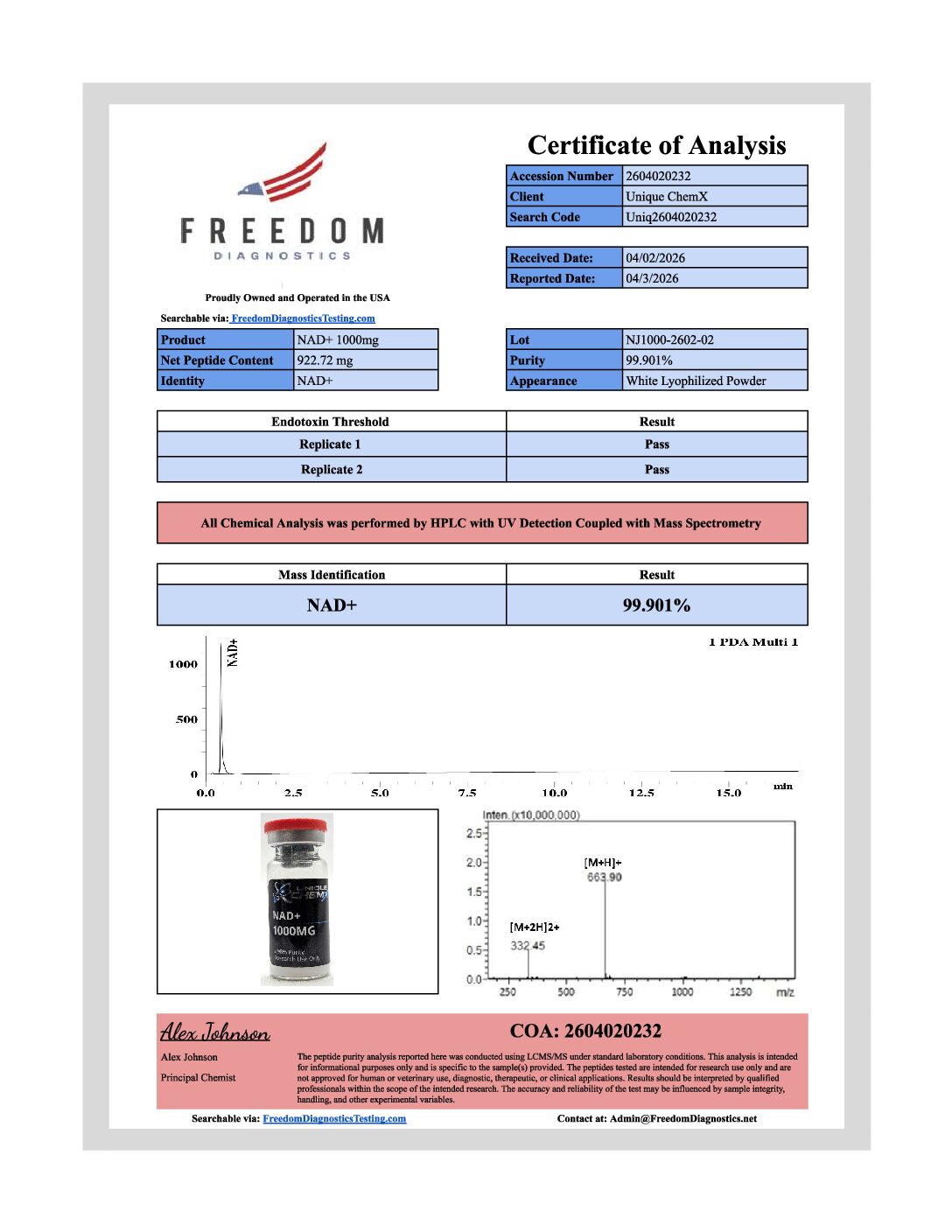 NAD+ 1000mg - Image 2